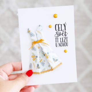 PŘÁNÍ K NAROZENINÁM / PRO RADOST - "Celý svět ti leží u nohou"