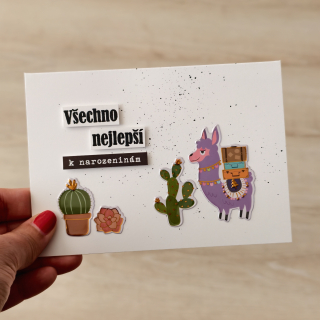 Pretty Papers - PŘÁNÍ K NAROZENINÁM - originální a ručně vyrobené