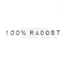 Keta - 100% RADOST (392) - cling razítko