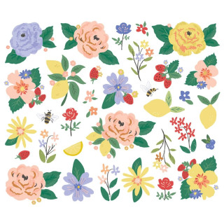 Simple Stories - THE LITTLE THINGS Floral Bits - papírové výřezy
